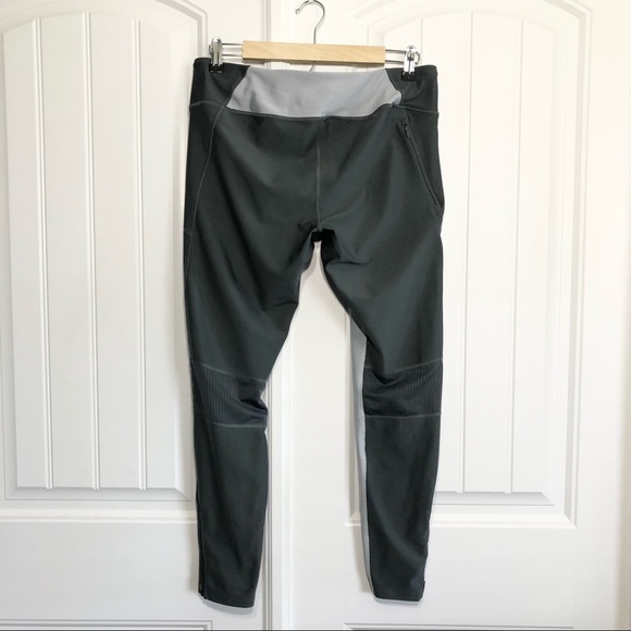 Under Armour Compression Drawstring Two Gray Tones, Pocket Leggings XL - Picture 6 of 13